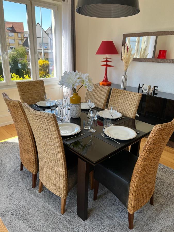 Appartement De Prestige Au Centre Climatise Avec Jardin Prive Колмар Екстериор снимка
